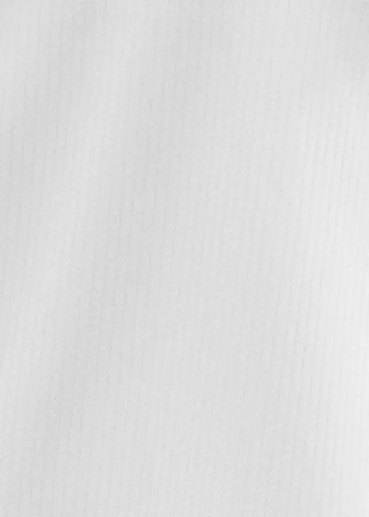 Cabana Life Essentials Ribbed S/L Sport Top - White/Green