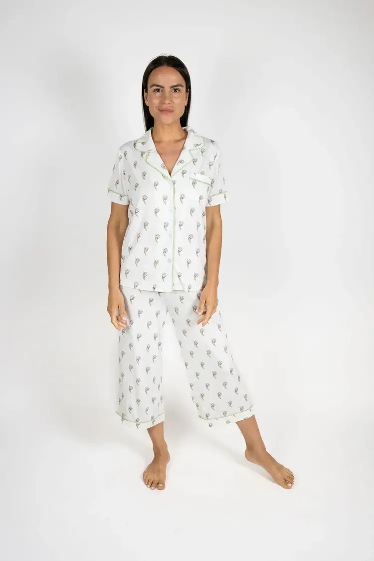 Aspen Dream Jolene S/S Short PJ Set - Pineapples