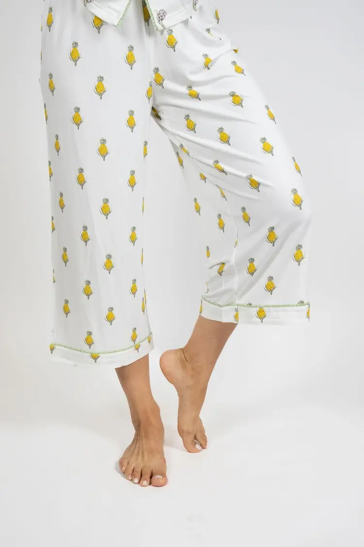 Aspen Dream Jolene S/S Short PJ Set - Pineapples
