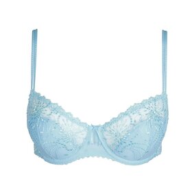 Marie Jo Jane Half Padded Balc Bra - Milky Blue