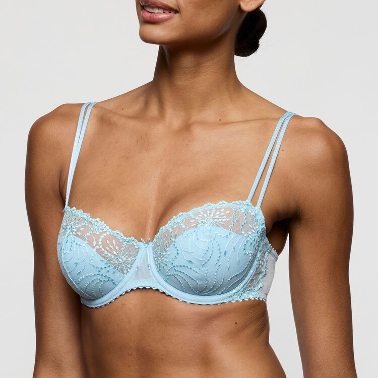 Marie Jo Jane Half Padded Balc Bra - Milky Blue