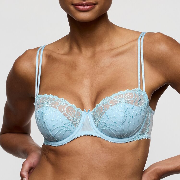 Marie Jo Jane Half Padded Balc Bra - Milky Blue