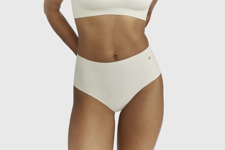 Evelyn & Bobbie Retro High-Rise Bikini Panty - Aloe