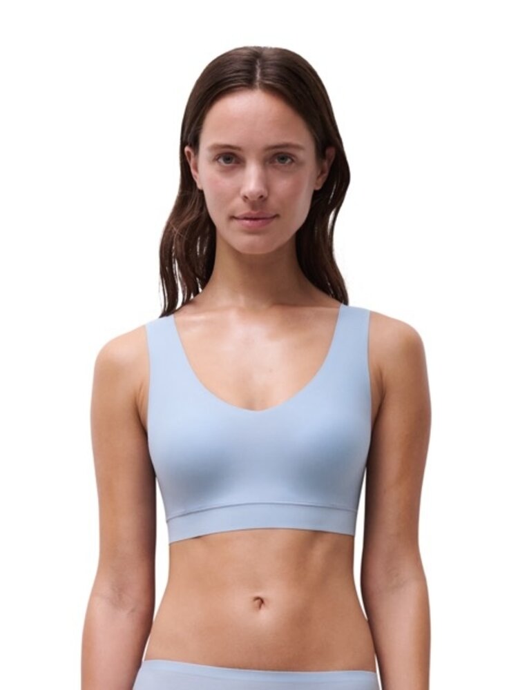 Chantelle Tank Padded Bralette - Icy Powder Blue