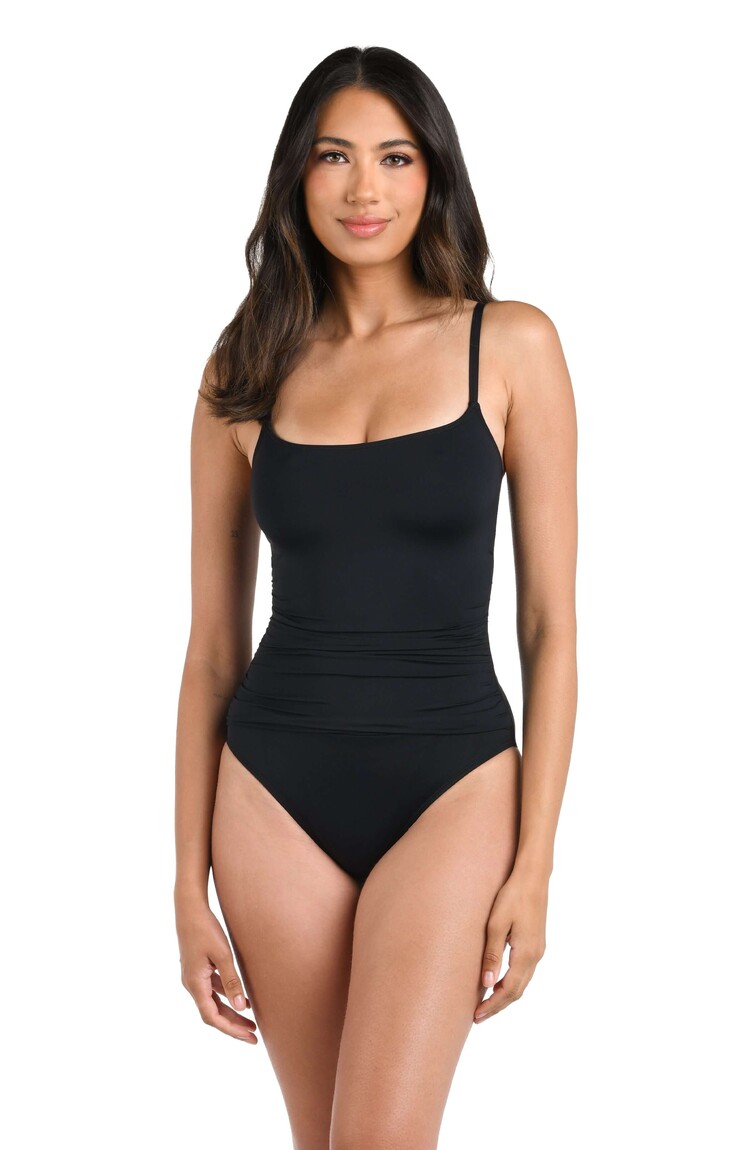 La Blanca Island Goddess One Piece - Black