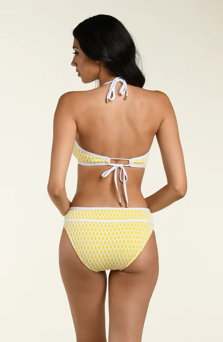 La Blanca Prep Banded Halter Bikini Top - Soleil (SOL)
