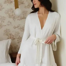 Rya Villa Robe - Ivory