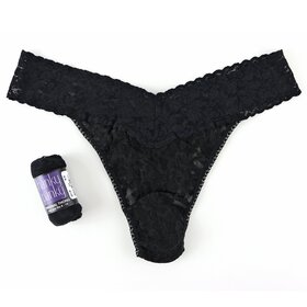 Hanky Panky Original Rise Thong Panty - Black