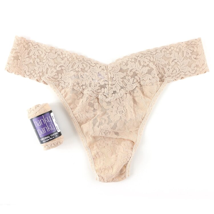 Hanky Panky Original Rise Thong Panty - Chai