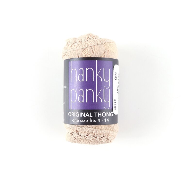 Hanky Panky Original Rise Thong Panty - Chai