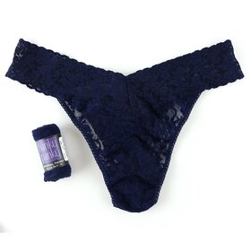 Hanky Panky Original Rise Thong Panty - Navy
