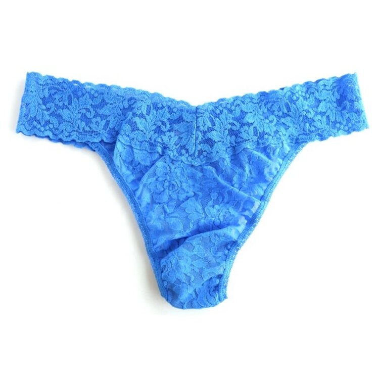 Hanky Panky Original Rise Thong Panty - Laguna Blue