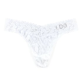 Hanky Panky Original Rise I Do Thong Panty - White