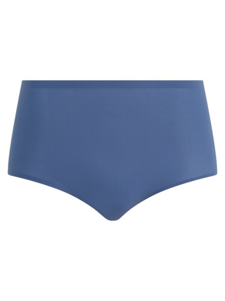 Chantelle Soft Stretch Seamless High Rise Brief - Ocean Blue (082)