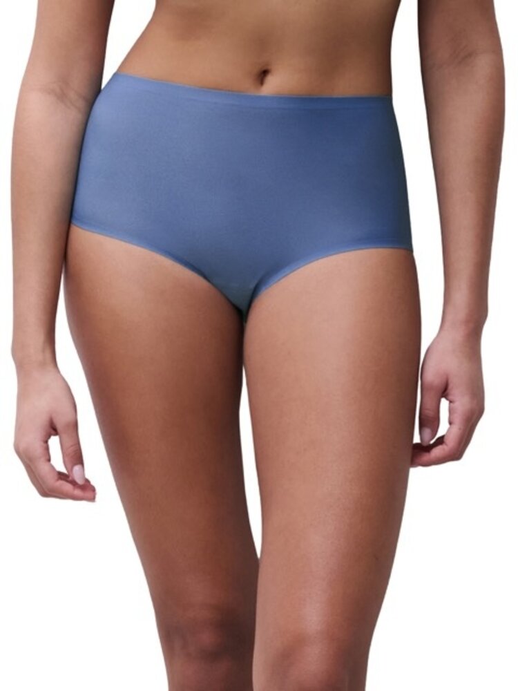 Chantelle Soft Stretch Seamless High Rise Brief - Ocean Blue (082)