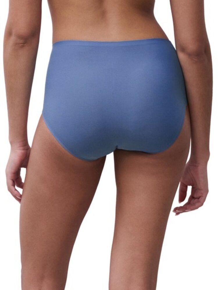 Chantelle Soft Stretch Seamless High Rise Brief - Ocean Blue (082)