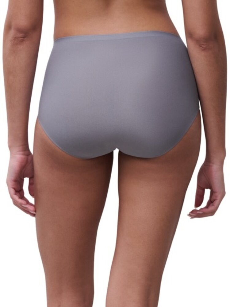 Chantelle Soft Stretch Seamless High Rise Brief - Smoke Grey (0SM)