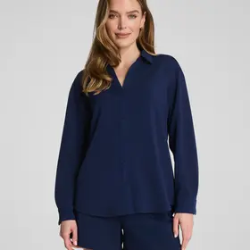 Spanx AirEssentials L/S Button Down - Timeless Navy (TMLNV)