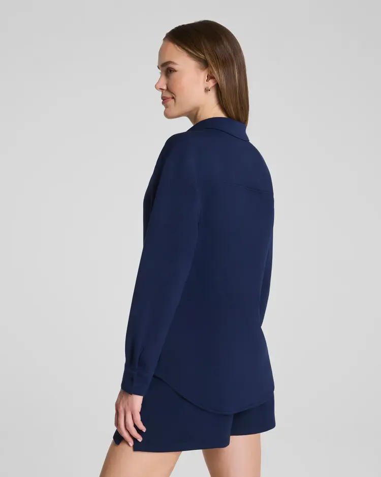 Spanx AirEssentials L/S Button Down - Timeless Navy (TMLNV)