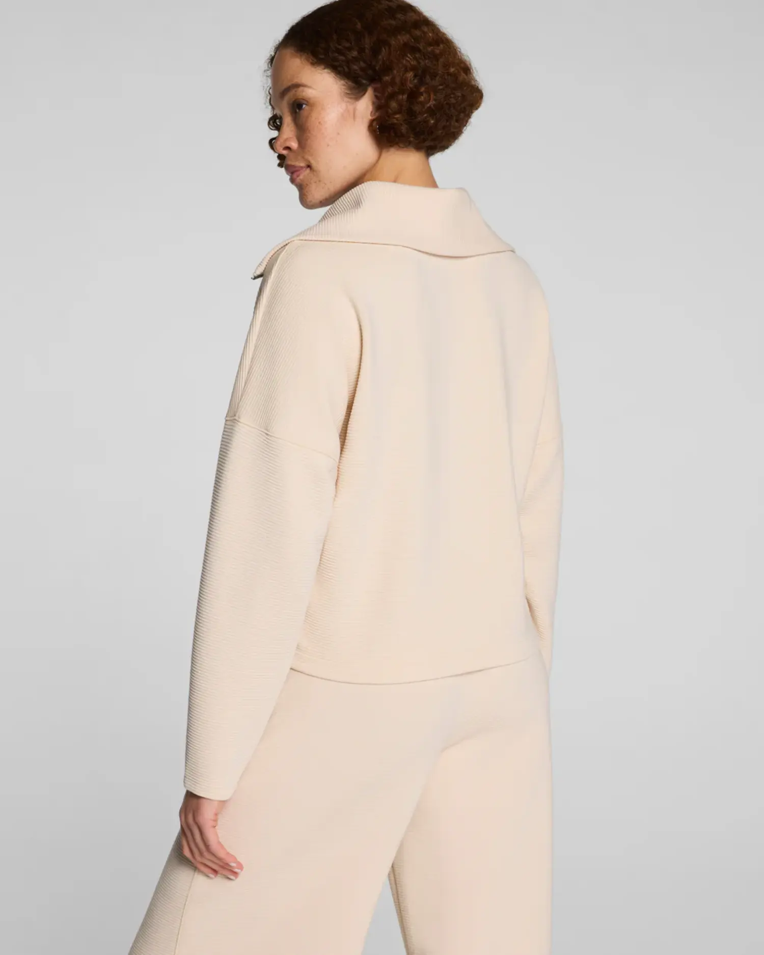 Airessentials French Rib 1/2 Zip 22401R Toasted Coconut (NU001