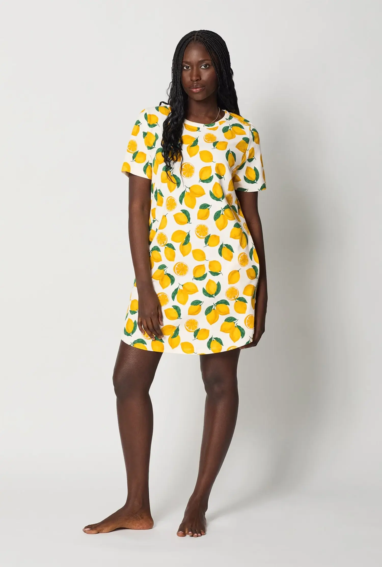 Cotton Jersey Knit S/S Sleep Dress BH310092 Main Squeeze (1220B)