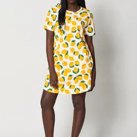 Bed Head Cotton Jersey Knit S/S Sleep Dress - Main Squeeze