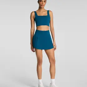 Spanx Spanxshape Boostup Pleated Skort 14" - Deep Cove