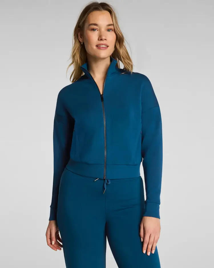 Spanx AirEssentials Track Jacket - Deep Cove