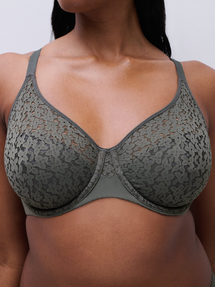 Chantelle Norah Unlined Bra - Clay Green