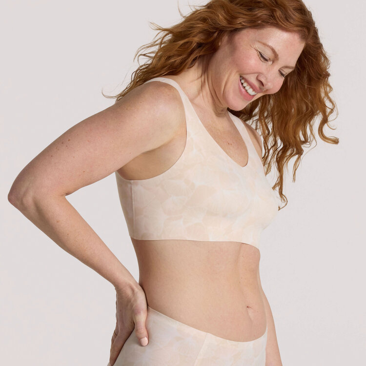 Evelyn & Bobbie Defy Bralette - Champagne Gingko