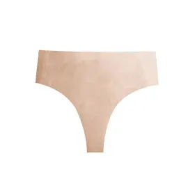 Evelyn & Bobbie High-Rise Thong Panty - Champagne Gingko