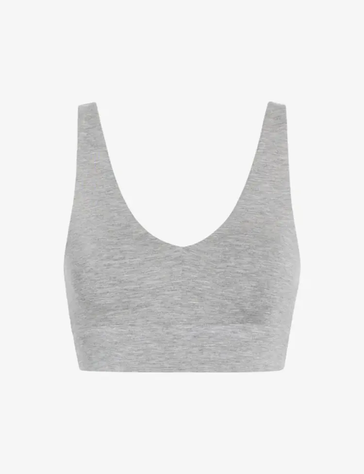 Commando Butter Comfy Bralette - Heathered Gray