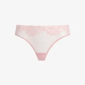Commando Double Take Lace Thong - Blush