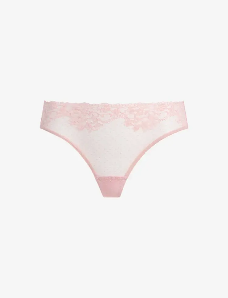 Commando Double Take Lace Thong - Blush