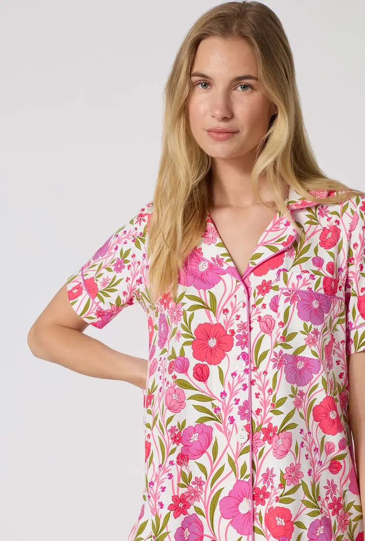 Bed Head Cotton Jersey Knit S/S Short PJ Set - Josephine