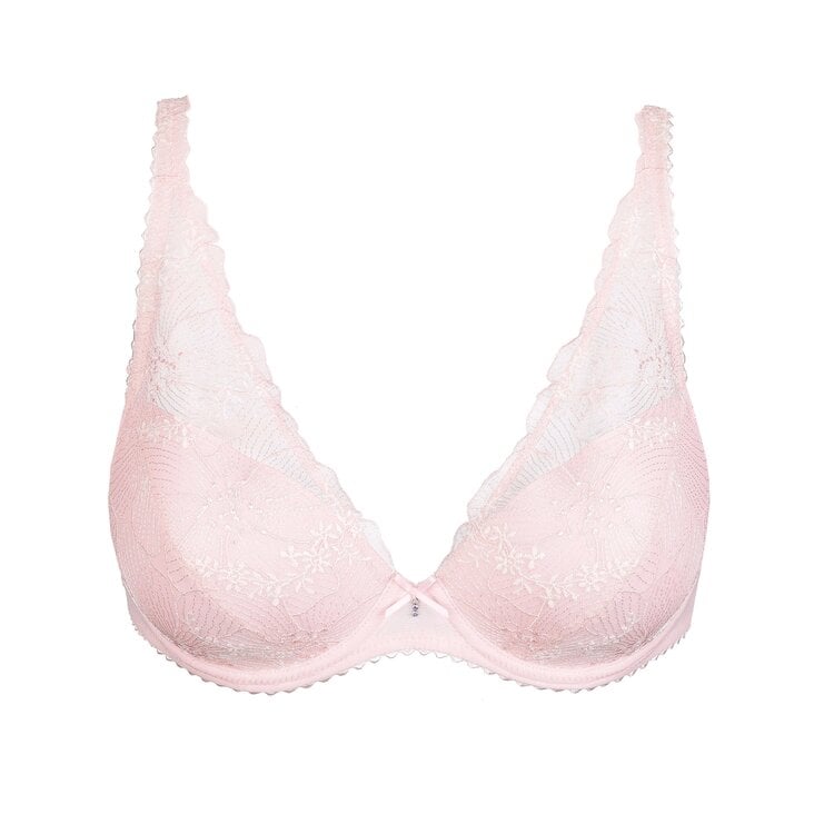 Marie Jo Solene Padded Plunge Bra - Gardenia Rose