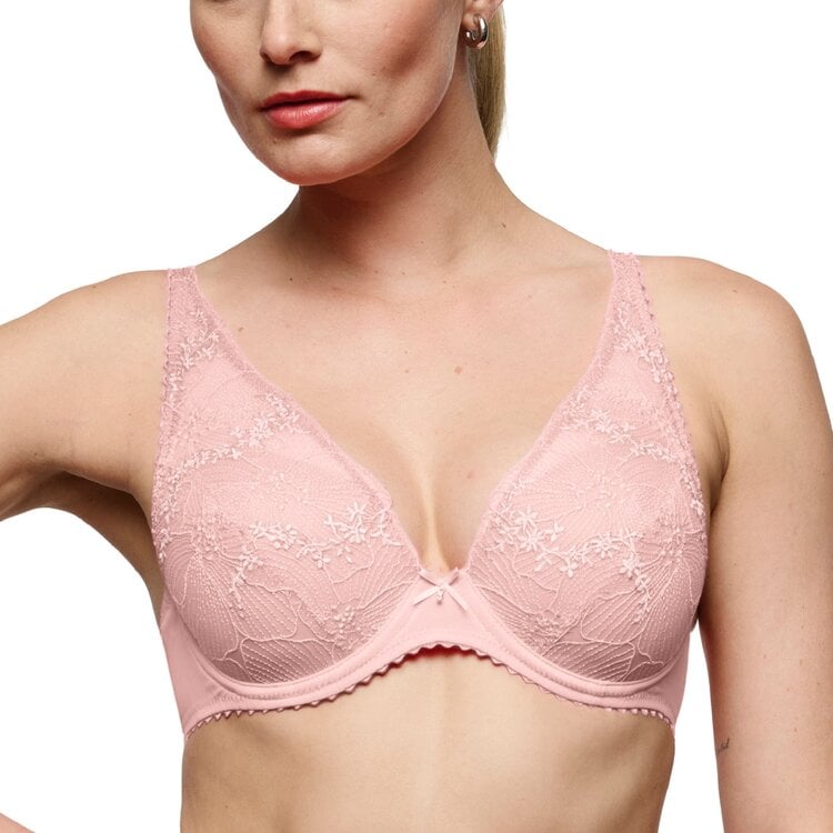 Marie Jo Solene Padded Plunge Bra - Gardenia Rose