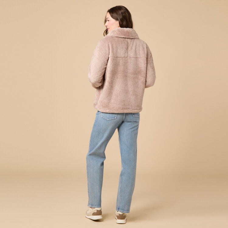 Softies DreamPlush 1/4 Zip Pullover - Coco