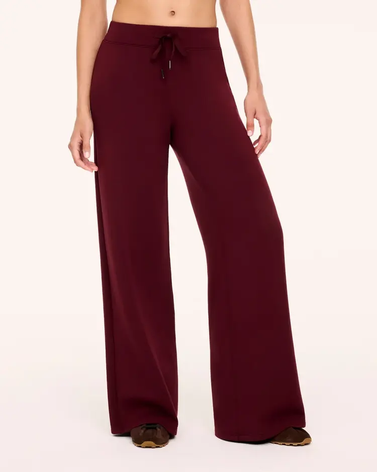 Spanx AirEssentials Wide Leg Pant - Vino