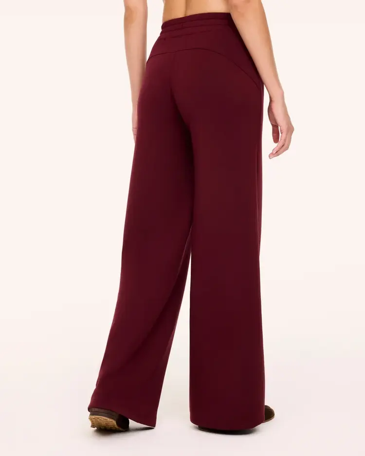 Spanx AirEssentials Wide Leg Pant - Vino