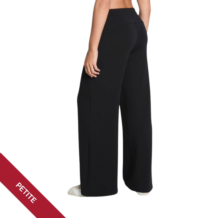 Spanx Air Essentials Petite Wide Leg Pant - Black