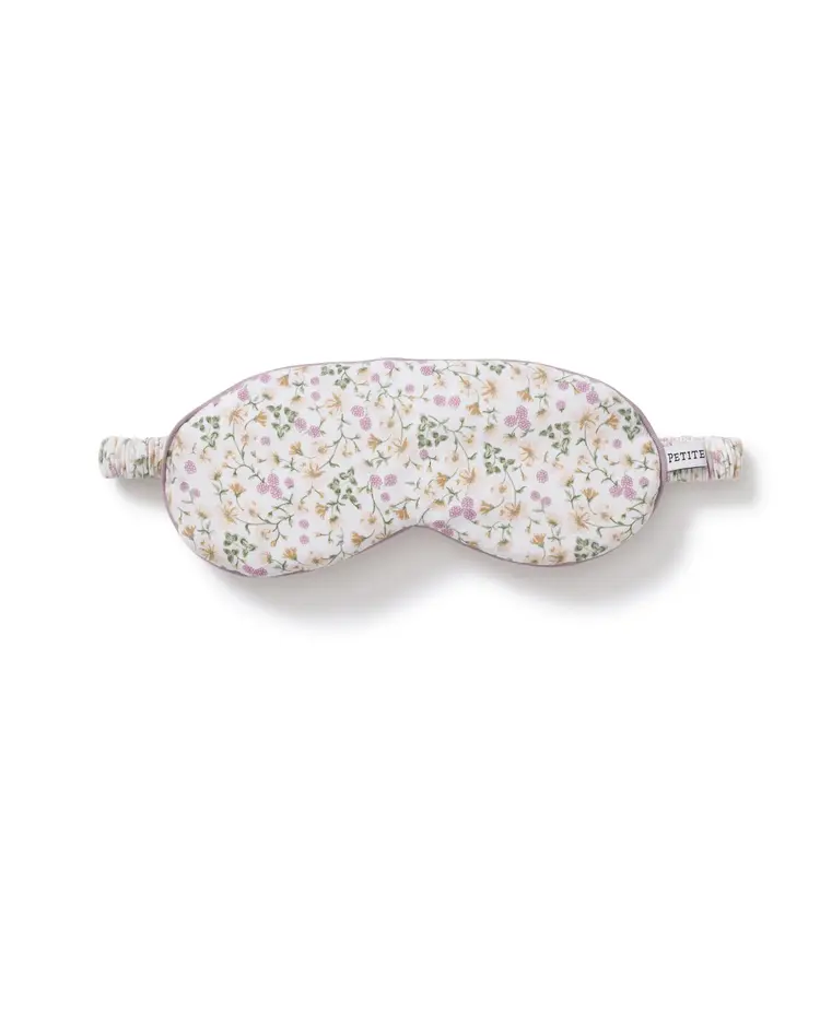 Petite Plume Pima Sleep Mask - Meadow Bloom (MBL)