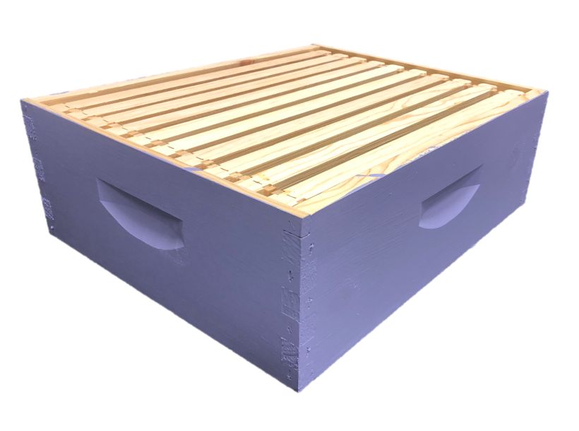 10 Frame Med Assembled Bright Colors Hive Combo W Frames Foundation