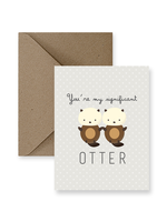 IMPAPER You’re My Significant Otter Greeting Card