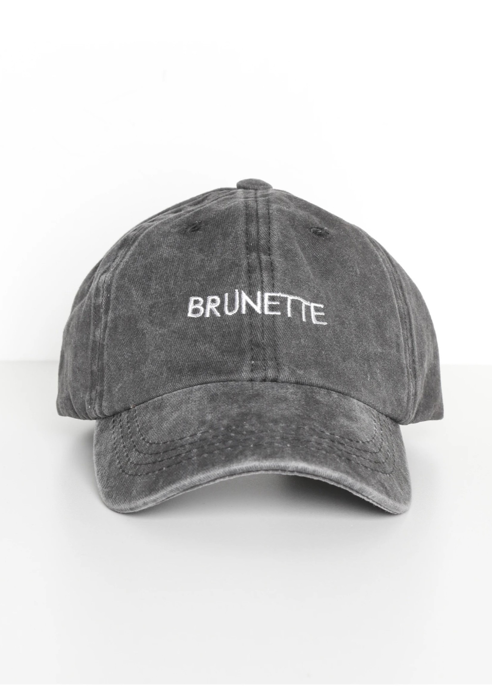 Brunette the Label The "BRUNETTE" Baseball Cap | Vintage Black