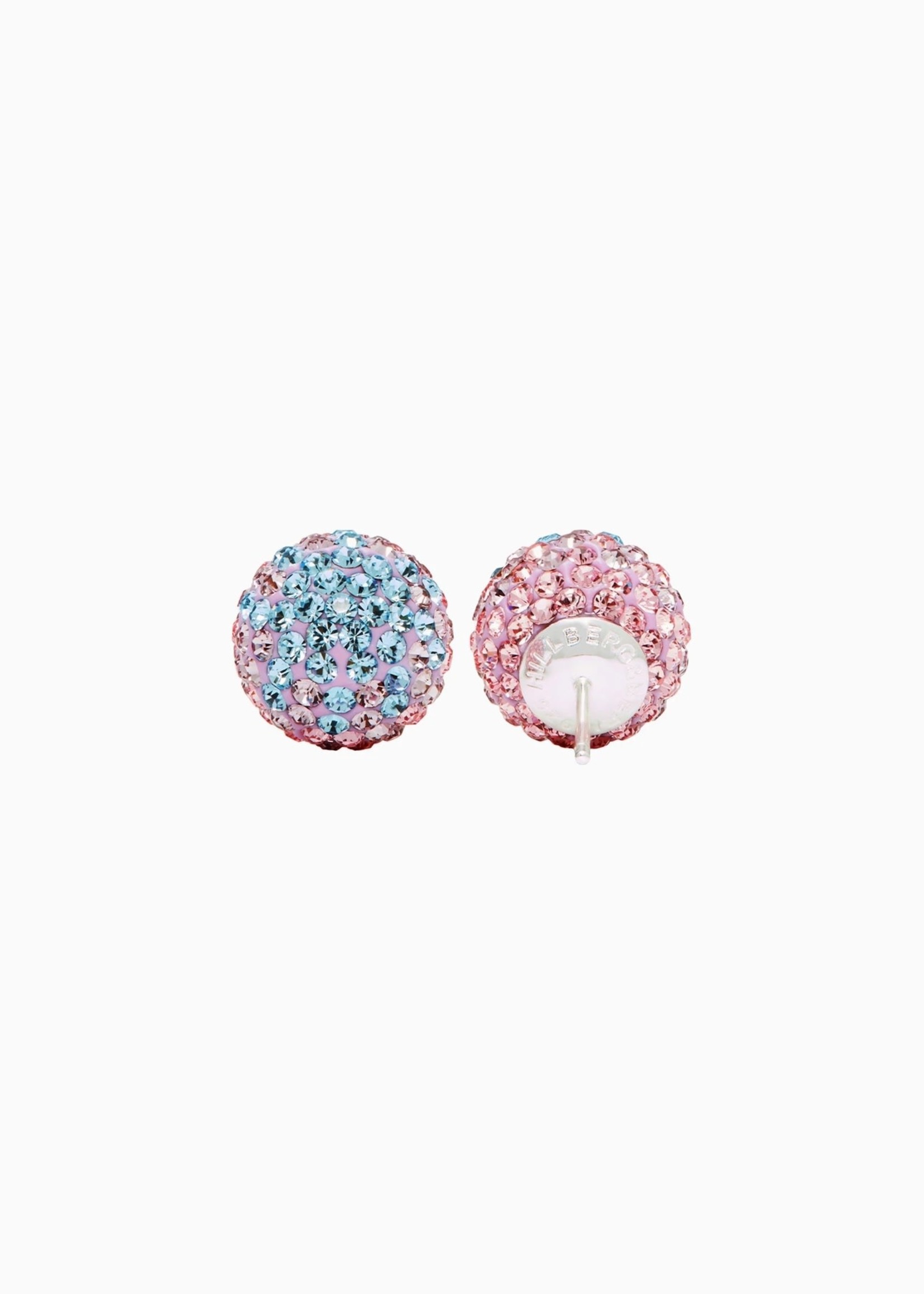 Hillberg & Berk Hydrangea Sparkle Ball Stud Earrings