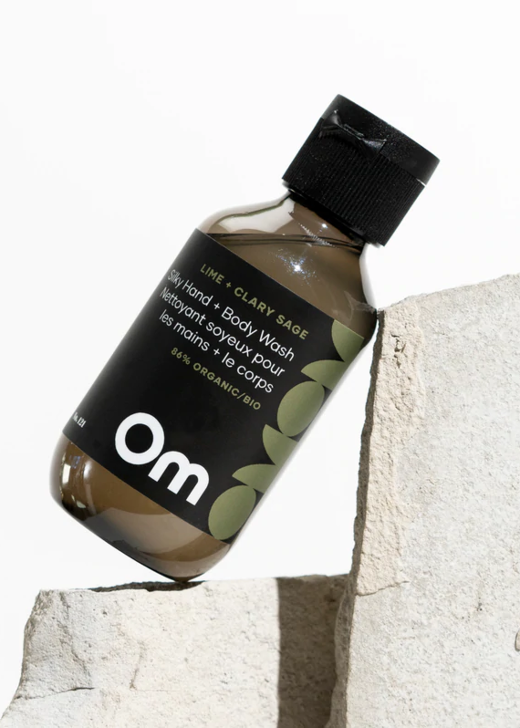 OM Organics Lime + Clary Sage Silky Hand + Body Wash