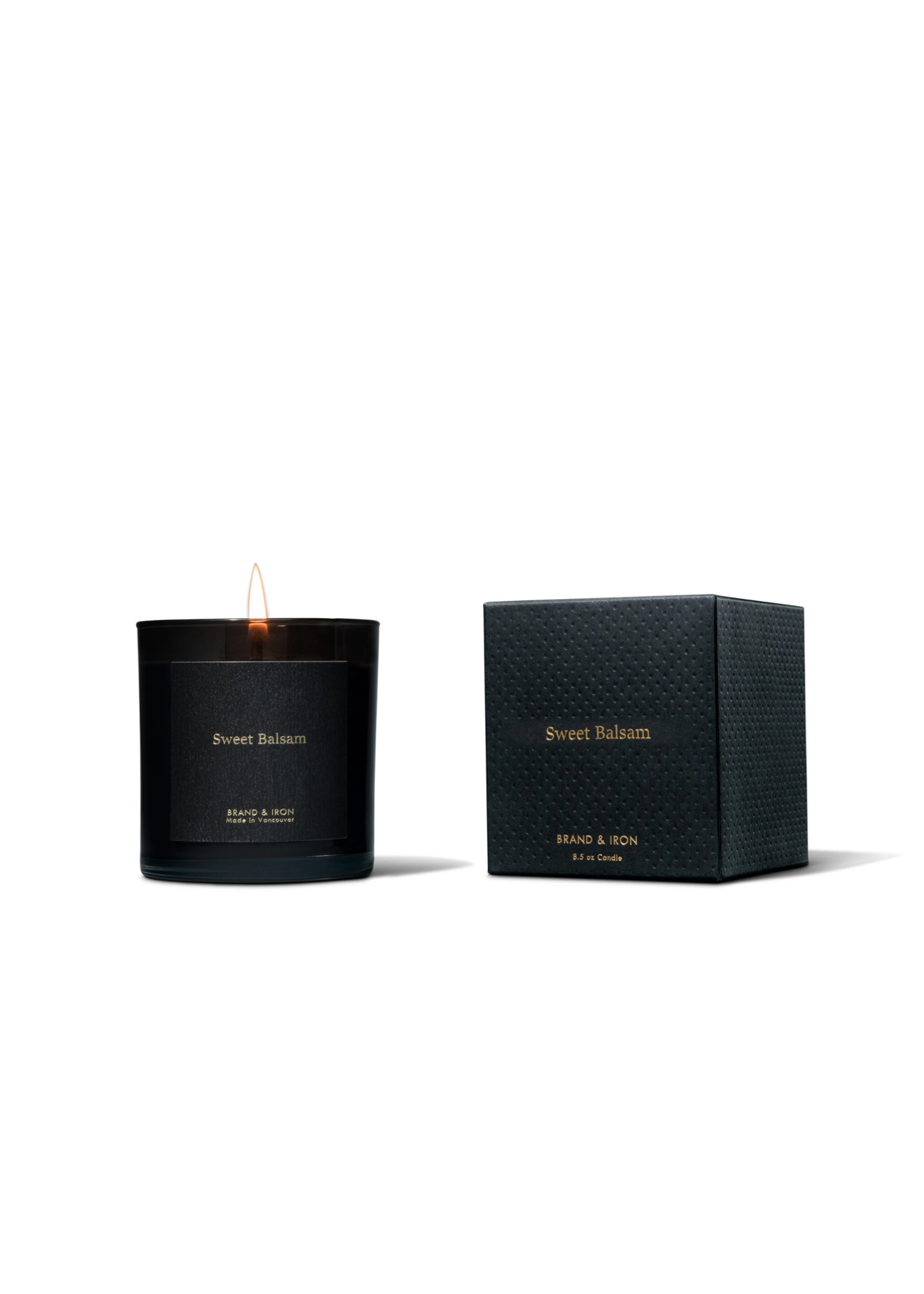 Brand & Iron Sweet Balsam Candle Dark Spaces Collection