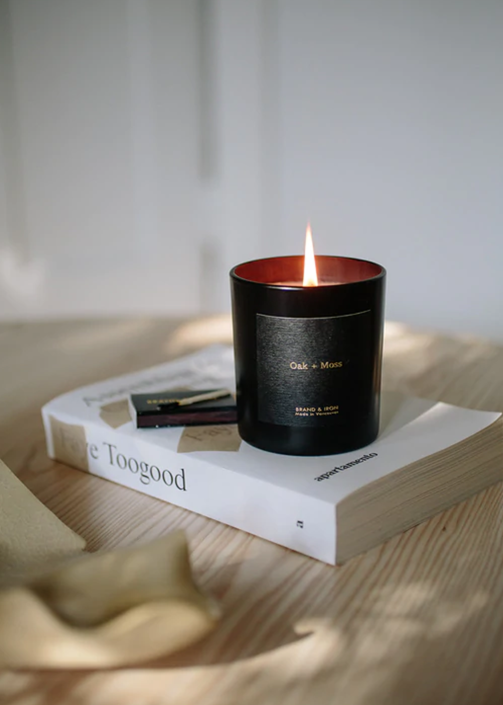 Brand & Iron Oak + Moss Candle Dark Spaces Collection