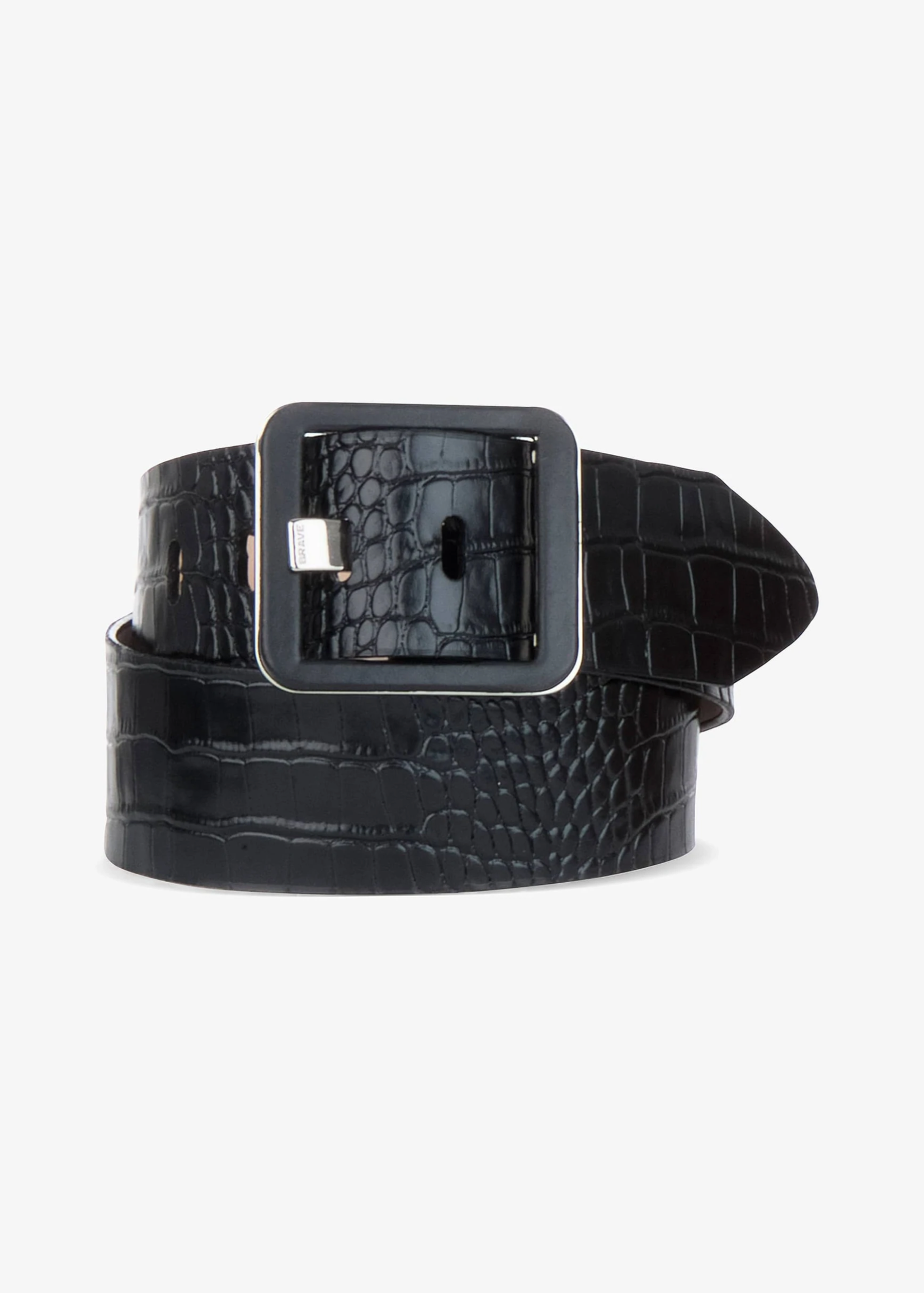 BRAVE Leather Makani Barcelona Leather Belt in Black